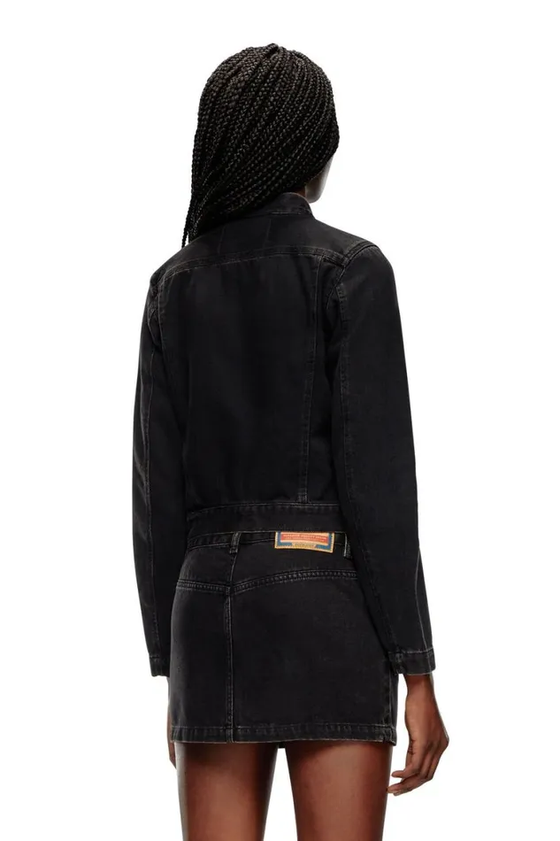 Women Diesel Jackets DEMORNIN Black Women Diesel Jackets DEMORNIN Black