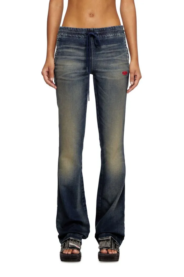 Women Diesel Jeans Bootcut 2069 DEbbey Joggjeans 068PM Dark Blue