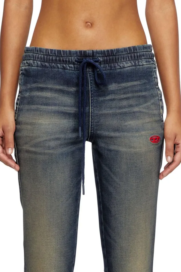Women Diesel Jeans Bootcut 2069 DEbbey Joggjeans 068PM Dark Blue
