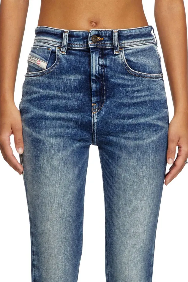 Women Diesel Jeans Skinny Jeans 1984 SlandyHigh 007Y9 Medium Blue Women Diesel Jeans Skinny Jeans 1984 SlandyHigh 007Y9 Medium Blue