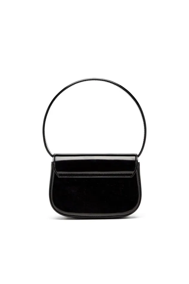Women Diesel Shoulder Bags 1DR Black Women Diesel Shoulder Bags 1DR Black