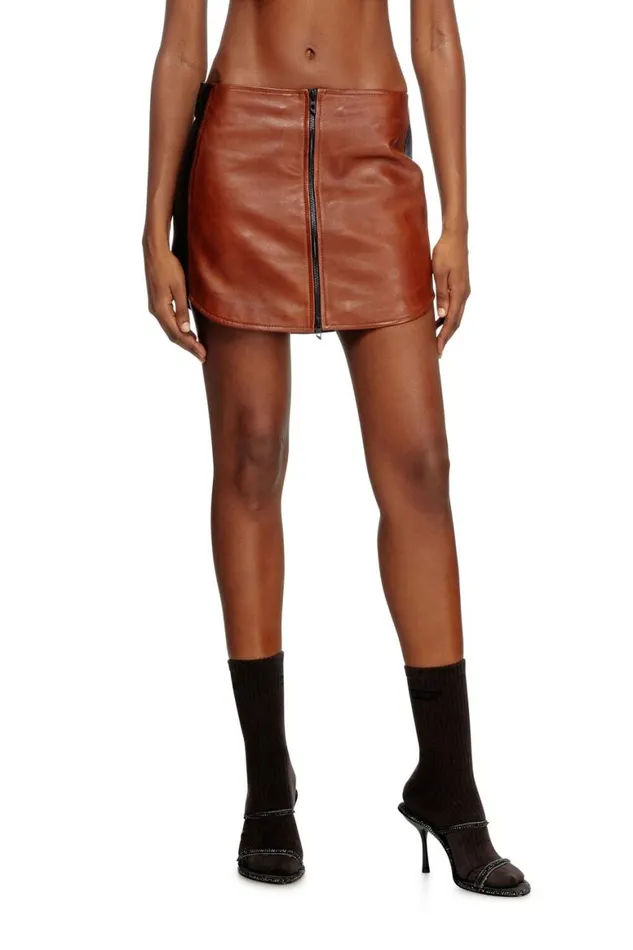 Women Diesel Skirts LOLLIPOP Brown Women Diesel Skirts LOLLIPOP Brown