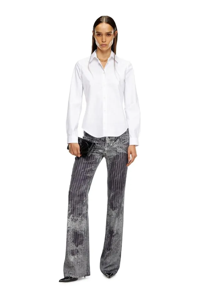 Women Diesel TShirts and Tops CGISELP1 White