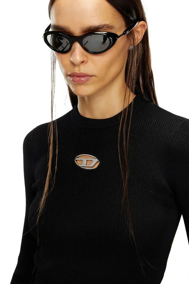 Women Diesel TShirts and Tops MVALARI Black Women Diesel TShirts and Tops MVALARI Black