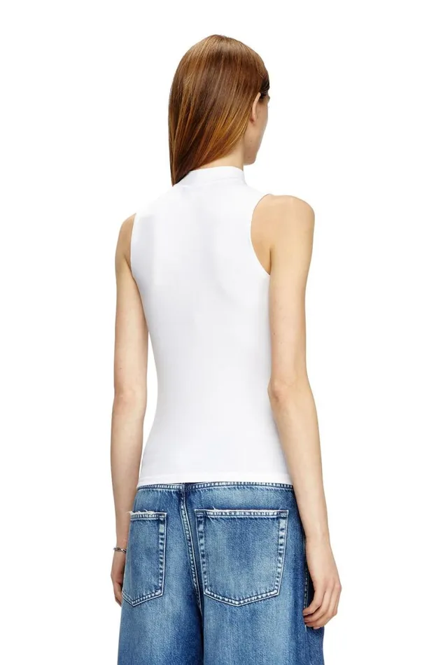Women Diesel TShirts and Tops TMOKKYSLMICRODIV White