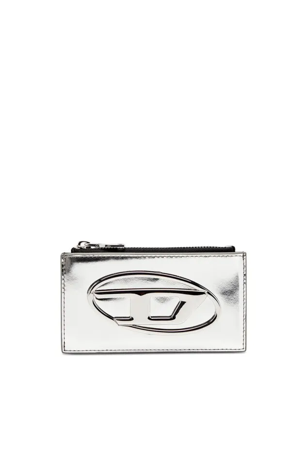 Women Diesel Wallets 1DR CARD HOLDER III Silver