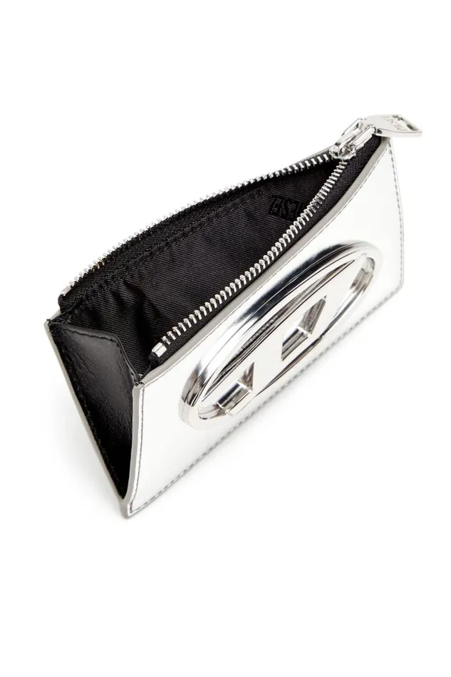 Women Diesel Wallets 1DR CARD HOLDER III Silver Women Diesel Wallets 1DR CARD HOLDER III Silver