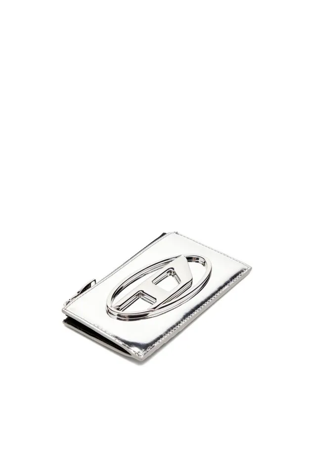 Women Diesel Wallets 1DR CARD HOLDER III Silver Women Diesel Wallets 1DR CARD HOLDER III Silver