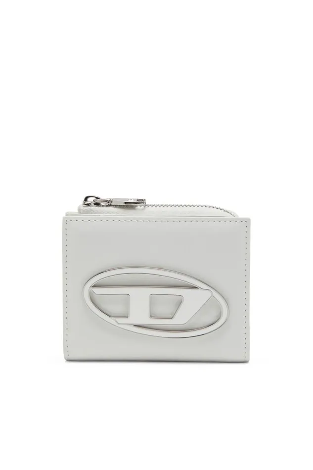 Women Diesel Wallets 1DR CARD HOLDER ZIP L White