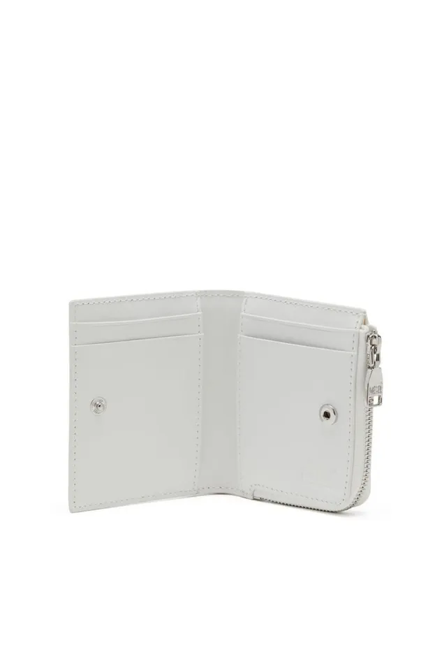 Women Diesel Wallets 1DR CARD HOLDER ZIP L White Women Diesel Wallets 1DR CARD HOLDER ZIP L White