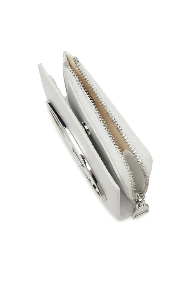 Women Diesel Wallets 1DR CARD HOLDER ZIP L White Women Diesel Wallets 1DR CARD HOLDER ZIP L White