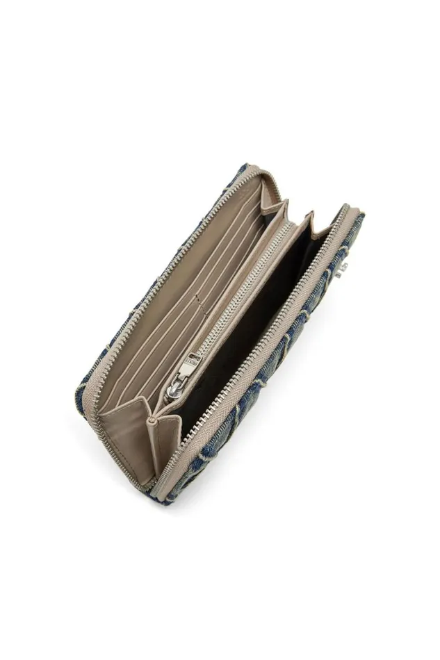 Women Diesel Wallets CHARMD CONTINENTAL ZIP L Dark Blue Women Diesel Wallets CHARMD CONTINENTAL ZIP L Dark Blue