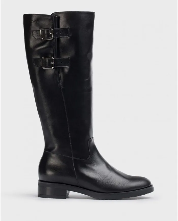 Women DOUBLE Black Boots Wonders Boots