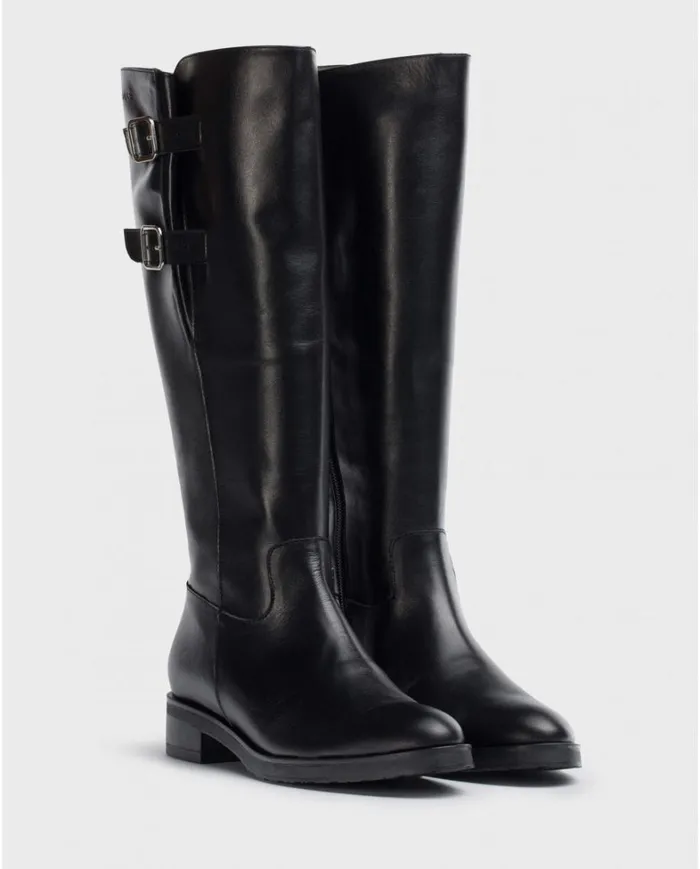 Women DOUBLE Black Boots Wonders Boots Women DOUBLE Black Boots Wonders Boots