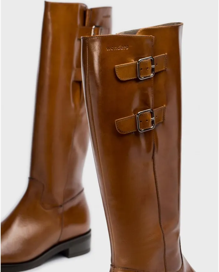 Women DOUBLE Brown Boot Wonders Boots