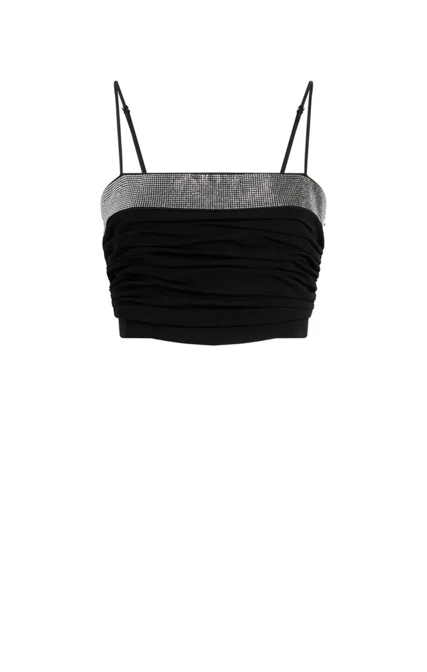 Women Elizabeth Top Black Cinq Sept Tank Tops and Camisoles