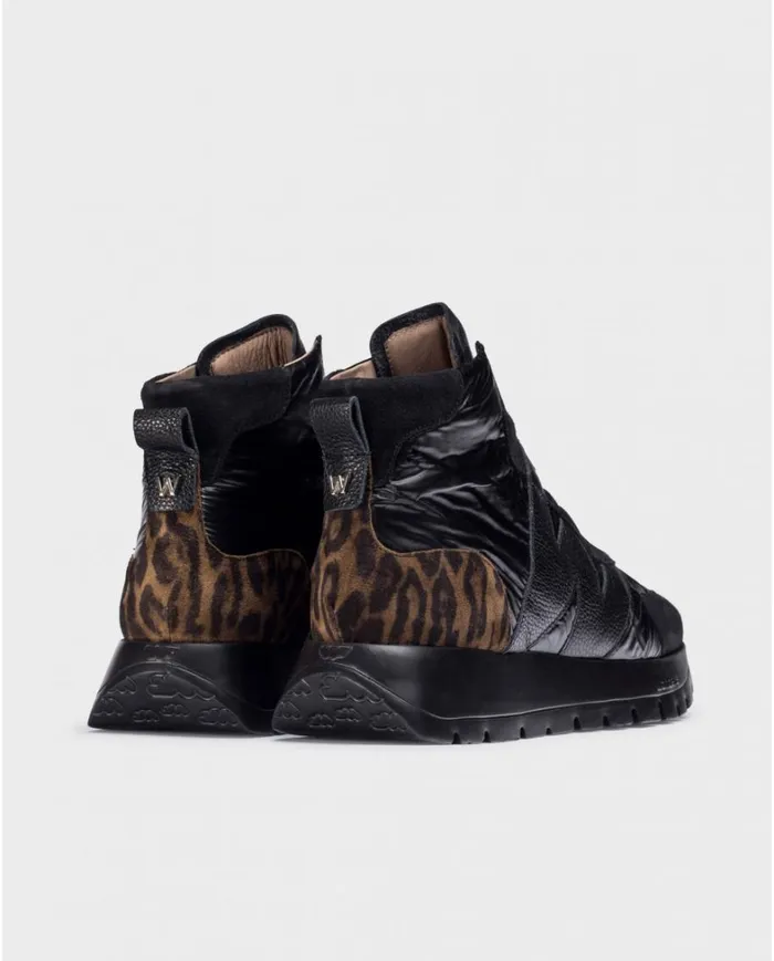 Women ENGLAND Black Sports Ankle Boot Wonders Flat Shoes Women ENGLAND Black Sports Ankle Boot Wonders Flat Shoes
