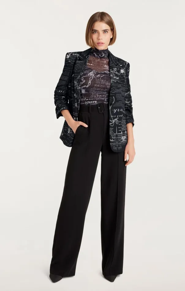 Women Ester Pant Black Cinq Sept Pants