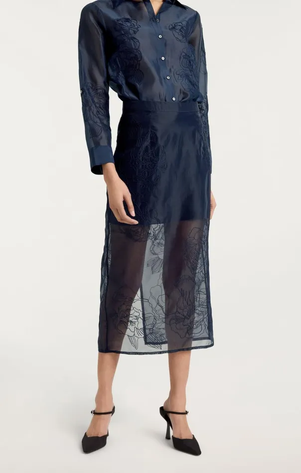 Women Etta Skirt Navy Cinq Sept Skirts