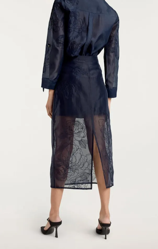 Women Etta Skirt Navy Cinq Sept Skirts