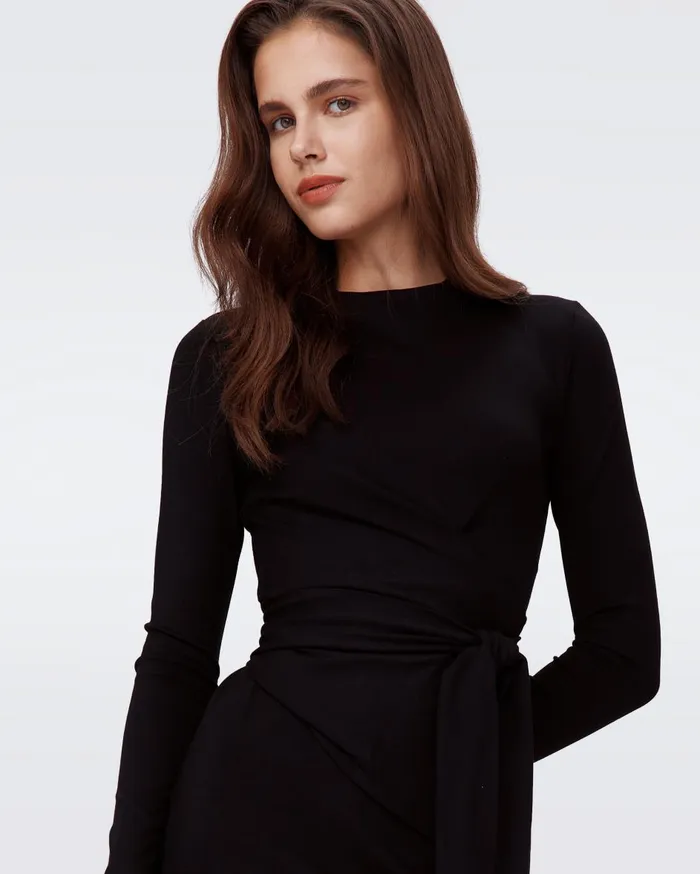 Women Finan Dress Black DVF Dresses