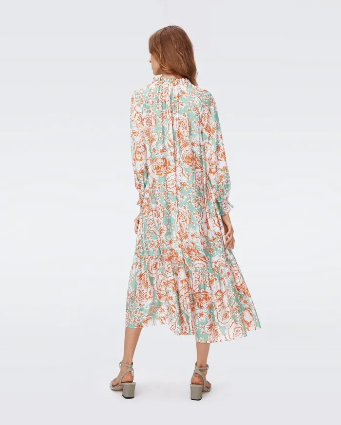 Women Fortina Dress June Bloom Jade DVF Dresses