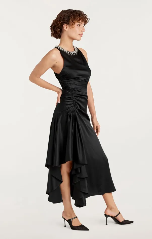 Women Georgie Dress Black Cinq Sept Cocktail and Evening