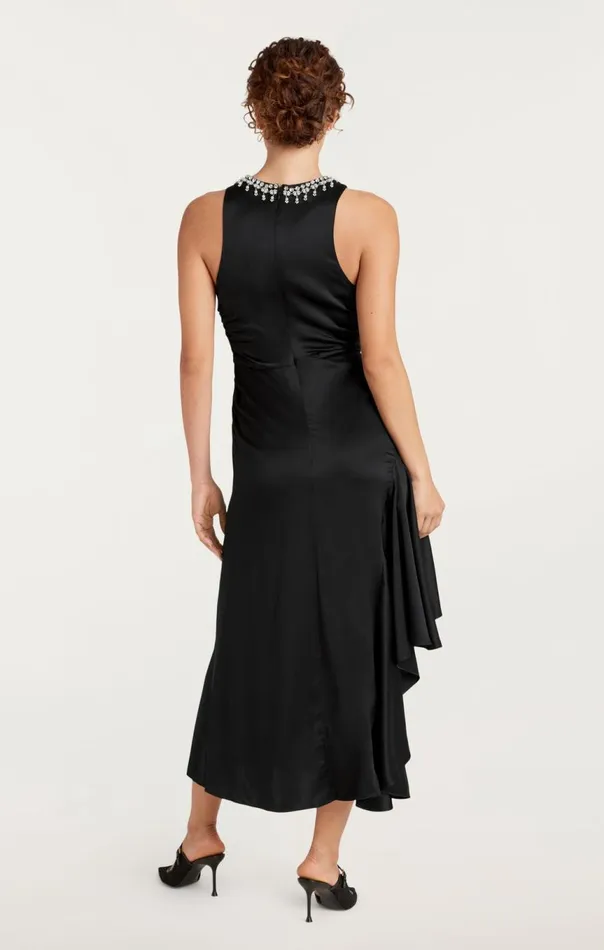 Women Georgie Dress Black Cinq Sept Cocktail and Evening