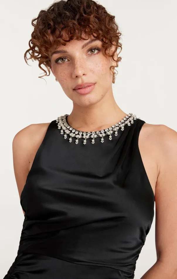 Women Georgie Dress Black Cinq Sept Cocktail and Evening