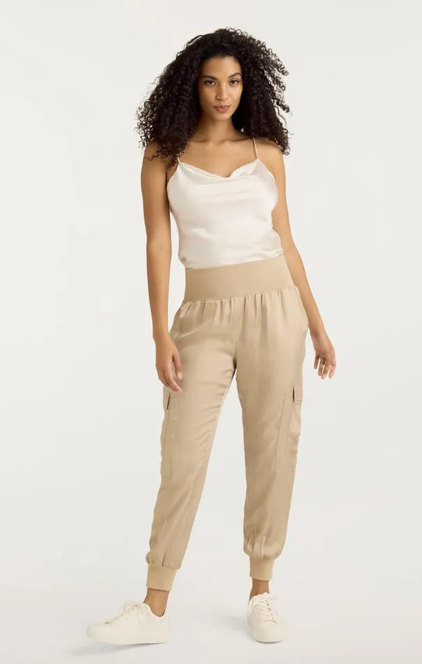 Women Giles Pant Khaki Cinq Sept Pants