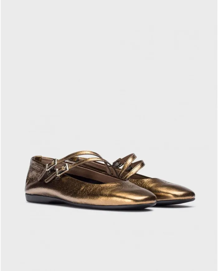 Women Gold EIDER Ballet Flat Wonders Flat Shoes Women Gold EIDER Ballet Flat Wonders Flat Shoes
