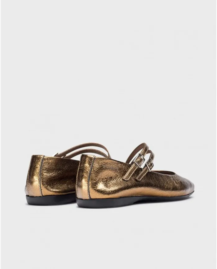 Women Gold EIDER Ballet Flat Wonders Flat Shoes Women Gold EIDER Ballet Flat Wonders Flat Shoes