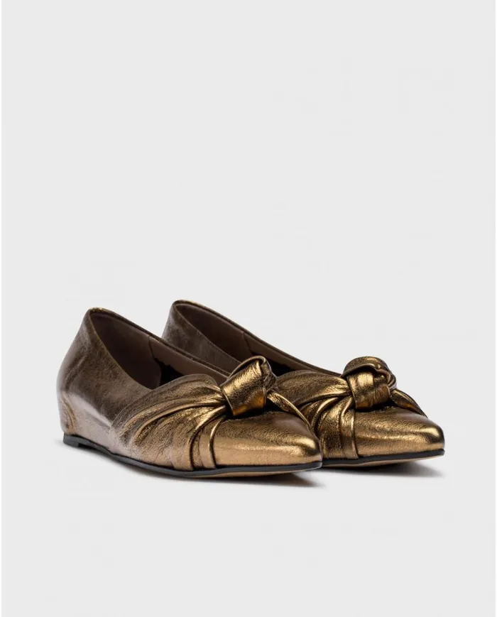 Women Gold EUGENIA Ballet Flat Wonders Flat Shoes Women Gold EUGENIA Ballet Flat Wonders Flat Shoes
