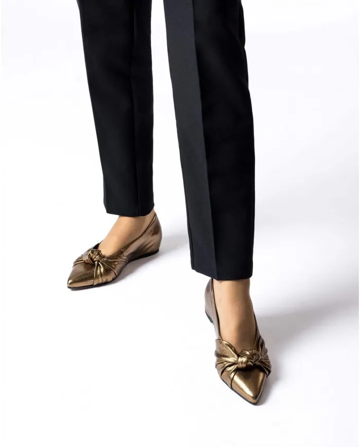 Women Gold EUGENIA Ballet Flat Wonders Flat Shoes Women Gold EUGENIA Ballet Flat Wonders Flat Shoes