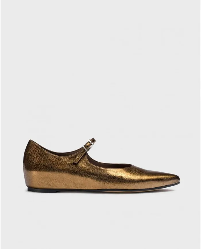 Women Gold SEUL Ballet Flat Wonders Ballerinas