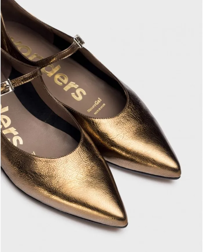 Women Gold SEUL Ballet Flat Wonders Ballerinas Women Gold SEUL Ballet Flat Wonders Ballerinas