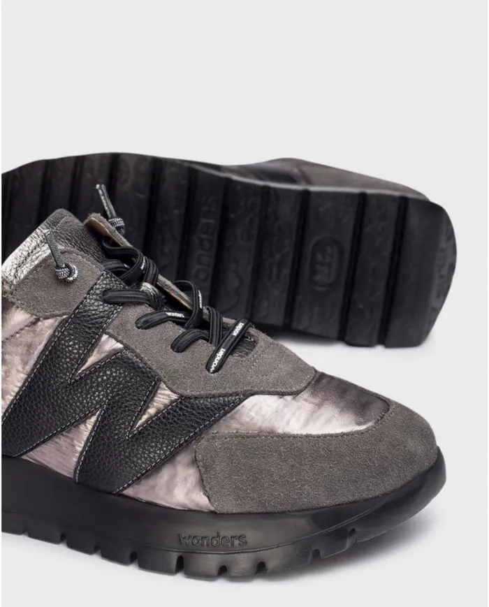 Women Gray ODISEI Sneakers Wonders Sneakers Women Gray ODISEI Sneakers Wonders Sneakers