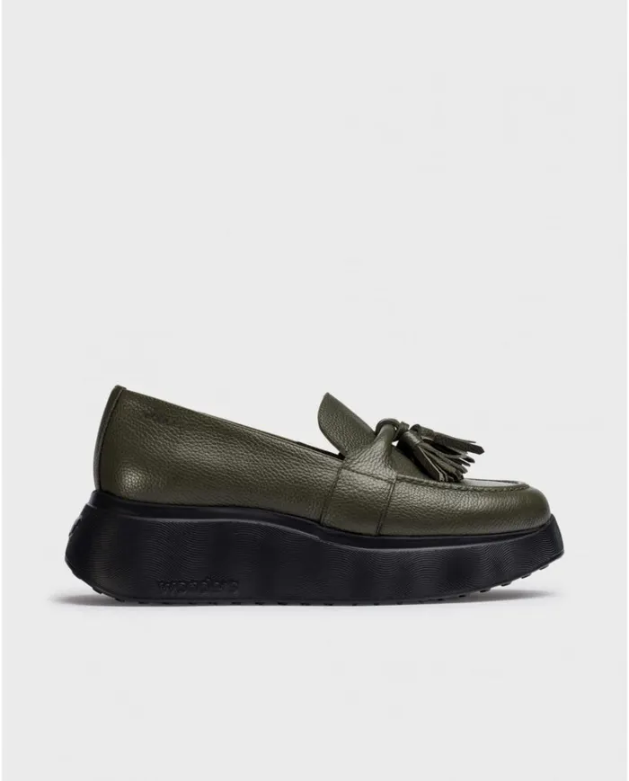 Women Green GILROY Loafers Wonders Loafers