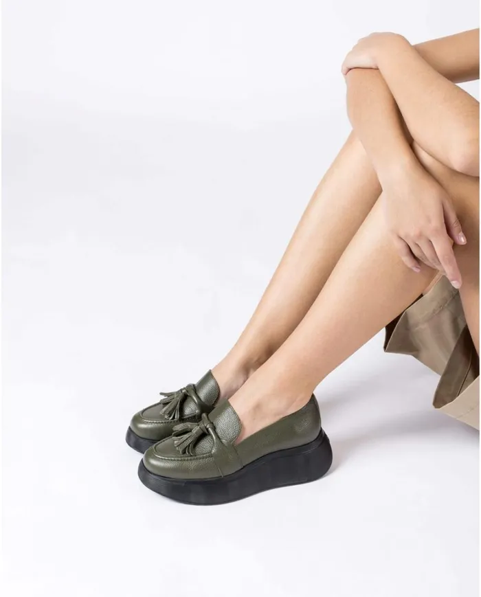 Women Green GILROY Loafers Wonders Loafers Women Green GILROY Loafers Wonders Loafers