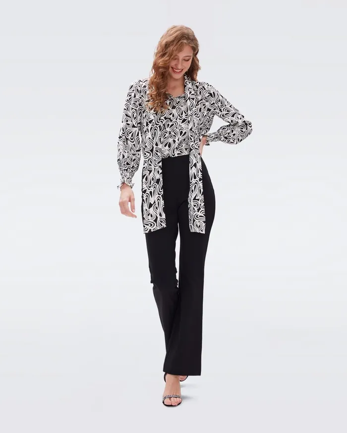 Women Gregory Pants Black DVF Pants and Shorts Women Gregory Pants Black DVF Pants and Shorts