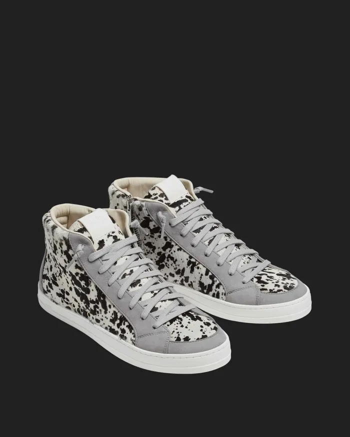 Women High Tops P448 Skate Grey Spotted Women High Tops P448 Skate Grey Spotted