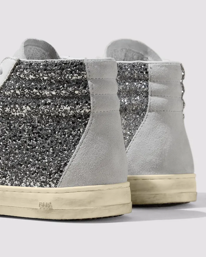 Women High Tops P448 Skate Recycled WhiteSilver Women High Tops P448 Skate Recycled WhiteSilver