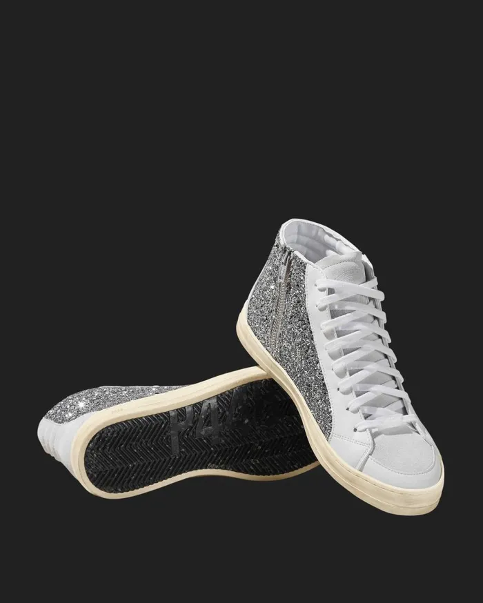 Women High Tops P448 Skate Recycled WhiteSilver Women High Tops P448 Skate Recycled WhiteSilver