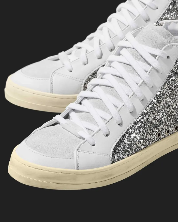 Women High Tops P448 Skate Recycled WhiteSilver Women High Tops P448 Skate Recycled WhiteSilver