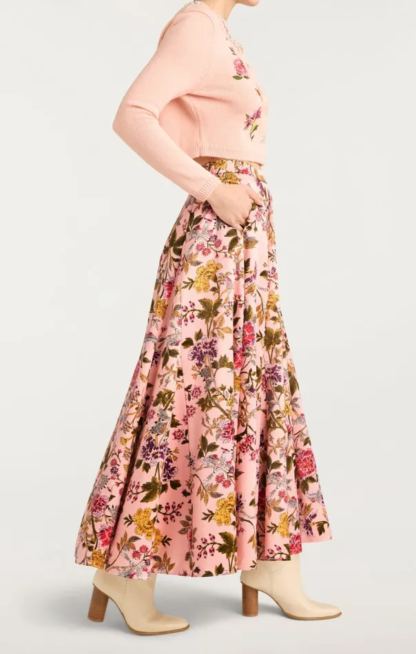 Women Hilda Skirt Softpinkmulti Cinq Sept Skirts
