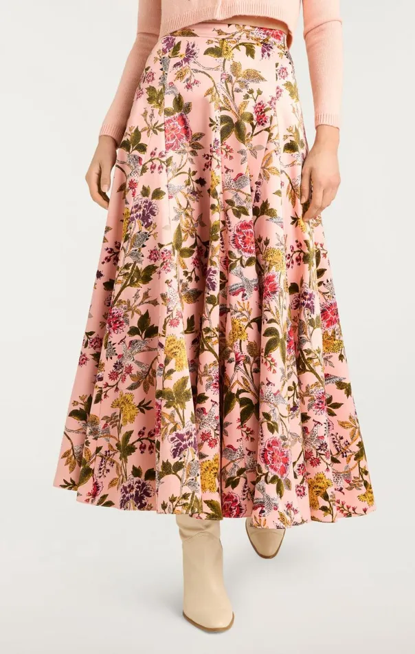 Women Hilda Skirt Softpinkmulti Cinq Sept Skirts