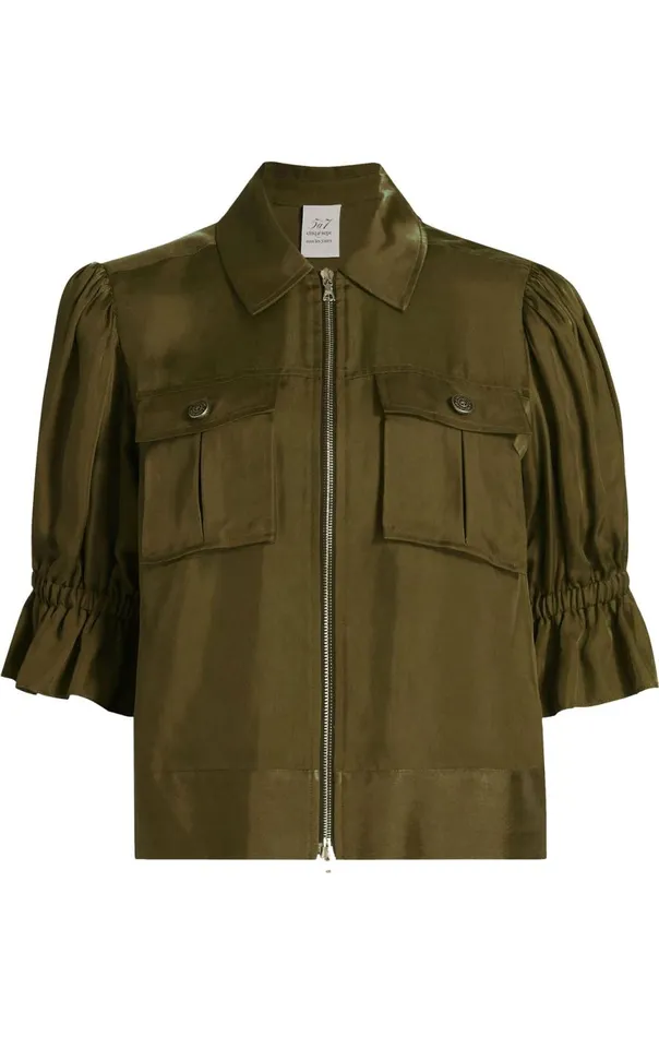 Women Holly Jacket Darkolive Cinq Sept Jackets