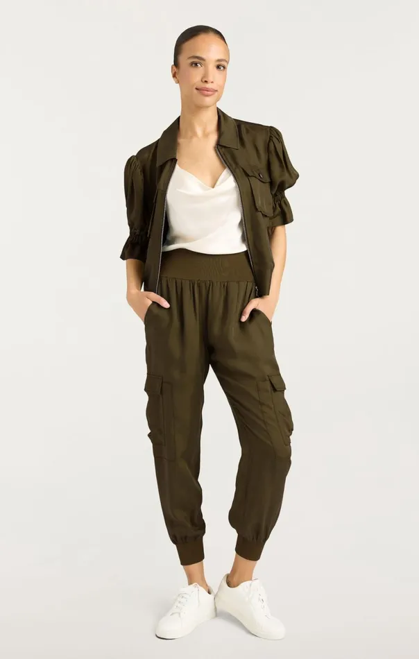 Women Holly Jacket Darkolive Cinq Sept Jackets