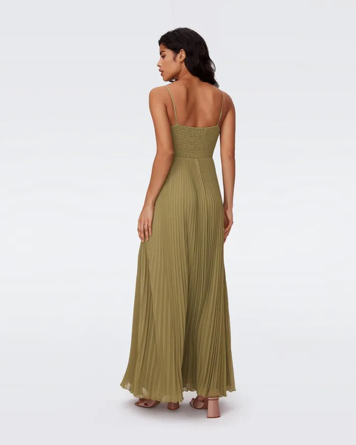 Women Ima Dress Olive Green DVF Dresses