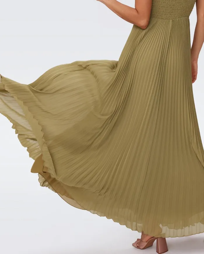 Women Ima Dress Olive Green DVF Dresses